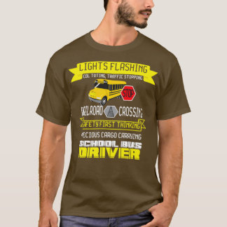 Im A School Bus Driver Geschenk T-Shirt
