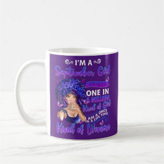 I'm a September Girl Women A Queen Was Born In Kaffeetasse