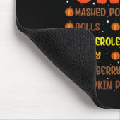 Im a Side Chick Erntedank Day Funny Turkey Leg Mousepad (Ecke)