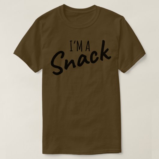 Im A Snack T-Shirt (Design vorne)