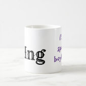 I'm a spoiled boyfriend funny Boyfriend Birthday   Kaffeetasse (Mittel)