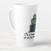I'm a Succulent at Error Handling Sticker - Milchtasse (Linke Ecke)