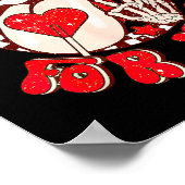 I'm A Sucker For You Candy Heart Love Happy Valent Poster (Ecke)