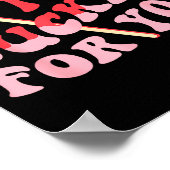 I'm A Sucker For You Candy Heart Valentine Couple  Poster (Ecke)