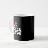 Im A Sucker For You Valentines Day Pun Matching Co Kaffeetasse (Vorderseite Links)