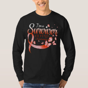 I'm A Survivor COPD Awareness Butterfly Ribbon T-Shirt