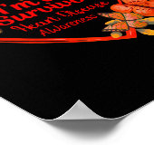 I'm A Survivor Heart Disease Awareness Red Butterf Poster (Ecke)