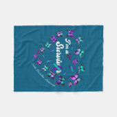 I'm A Survivor Suicide Prevention Awareness Butter Fleecedecke (Vorderseite (Horizontal))