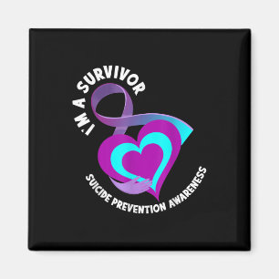 Im a Survivor Unterstützung der Suizidprävention B Magnet