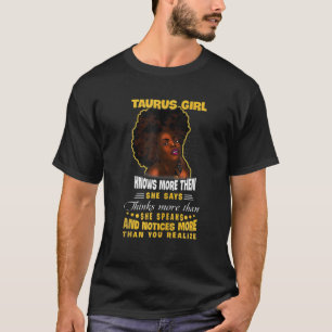 Im a Taurus Girl Funny Geburtstagsgeschenk für Fr T-Shirt