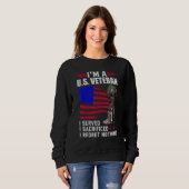 Im A Us Veteran Sweatshirt (Vorne ganz)