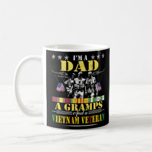 Im A Vater Opa Vietnam Veteran Vintagen Militär Kaffeetasse