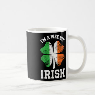Im A Wee Bit Irish Shirt Men Women Kids St Patrick Kaffeetasse