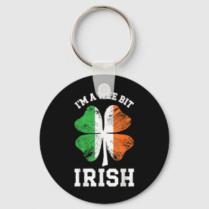 Im A Wee Bit Irish Shirt Men Women Kids St Patrick Schlüsselanhänger