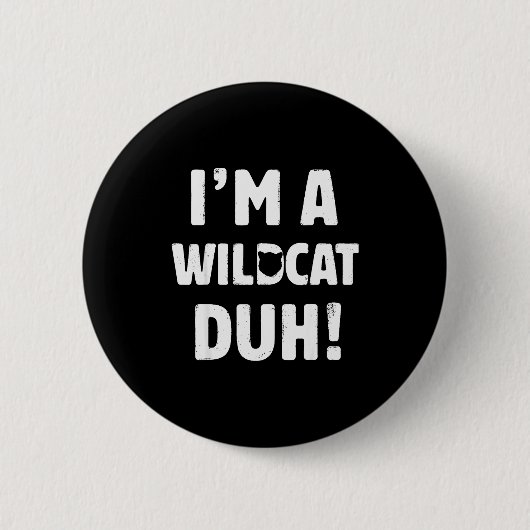 I'm A Wilat Duh Tee Great Halloween And Christmas  Button (Vorderseite)