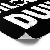 I'm A Wilat Duh Tee Great Halloween And Christmas  Poster (Ecke)