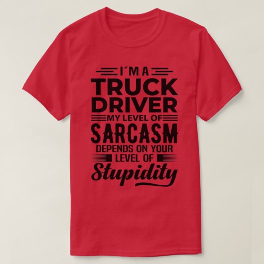 Im Aa Truck Driver T-Shirt (Design vorne)