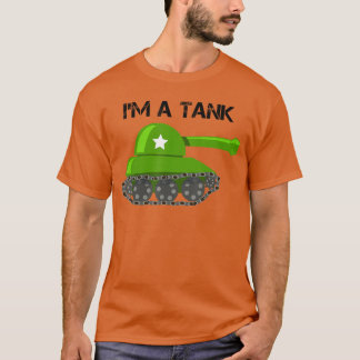 Im Aank with Cartoon USA Armyank girl T-Shirt