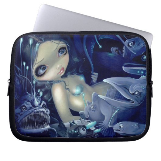 "Im Abgrund" Elektronik-Tasche Laptopschutzhülle (Vorderseite)