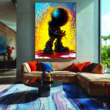 Im Abgrund verloren - surreale expressionistische 