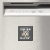 I'm About To Crash Out Funny Staring Cat Brainrot  Magnet (In Situ (Geschirrspüler))