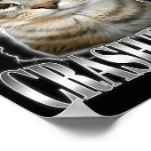 I'm About To Crash Out Funny Staring Cat Brainrot  Poster (Ecke)