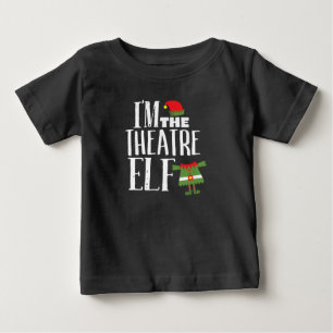 Im Actres Elf Matching Schauspiel Crew Spaß Weihna Baby T-shirt