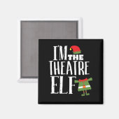Im Actres Elf Matching Schauspiel Crew Spaß Weihna Magnet (Vorderseite/Rückseite)
