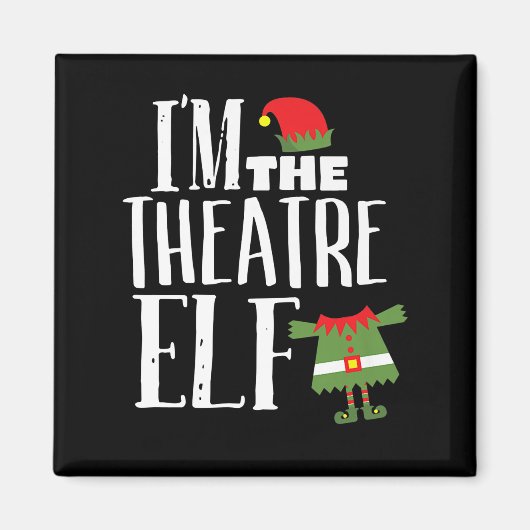 Im Actres Elf Matching Schauspiel Crew Spaß Weihna Magnet (Vorne)