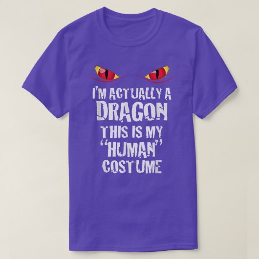 Im Actually A Dragon Funny Halloween Costume T 506 T-Shirt (Design vorne)