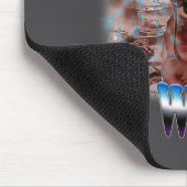 I'm Afraid Of Women Funny Saying Humor Cat Meme Mousepad (Ecke)