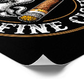 I'm Aging Like A Fine Cigar Retro Funny Dad Father Poster (Ecke)