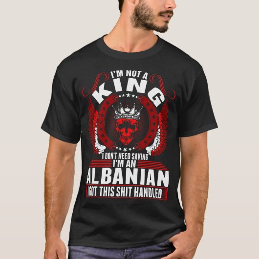 Im albanischen Königshirt T-Shirt (Vorderseite)