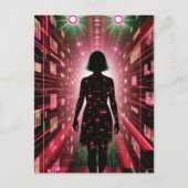 Im Algorithmus verloren gehen Postkarte (Vorderseite)