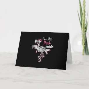Im All Pink Innen Funny Halloween Flamingo Geschen Dankeskarte