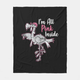 Im All Pink Innen Funny Halloween Flamingo Geschen Fleecedecke