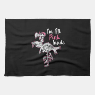 Im All Pink Innen Funny Halloween Flamingo Geschen Geschirrtuch