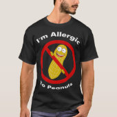 Im Allergic To Peanuts T-Shirt (Vorderseite)