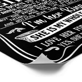 I'm Already Taken By Freaking Awesome Girl Born In Poster (Ecke)