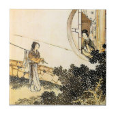 Im alten Japan Fliese (Vorderseite)