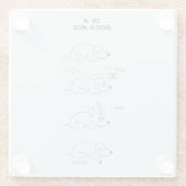 Im Alter eines Hundes Glasuntersetzer (Rückseite)