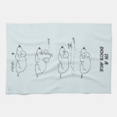 Im Alter eines Hundes Handtuch (Horizontal)