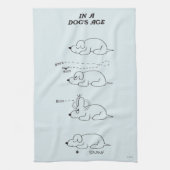 Im Alter eines Hundes Handtuch (Vertikal)