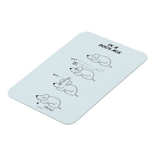 Im Alter eines Hundes Magnet (Linke Seite)