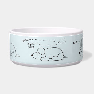 Im Alter eines Hundes Napf