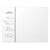 Im Alter eines Hundes Notizblock (Vorderseite)