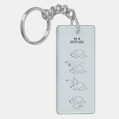 Im Alter eines Hundes Schlüsselanhänger (Vorderseite links)