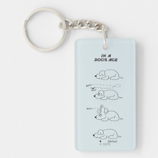 Im Alter eines Hundes Schlüsselanhänger (Vorderseite)