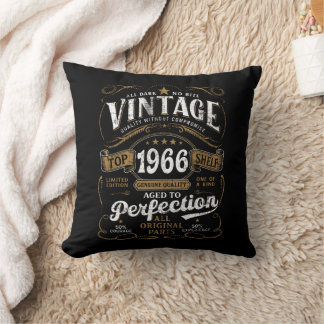 Im Alter Perfektion Vintage 1966 Geburtstag 60. Kissen