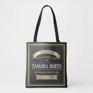 Im Alter Perfektion Vintage Moderne Geburtstag Tasche